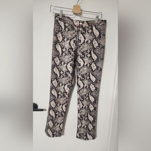Urban Outfitters Black and Tan Textured Pants